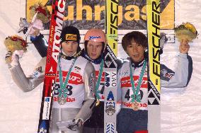 Nagiller wins Hakuba World Cup jump, Miyahira 3rd